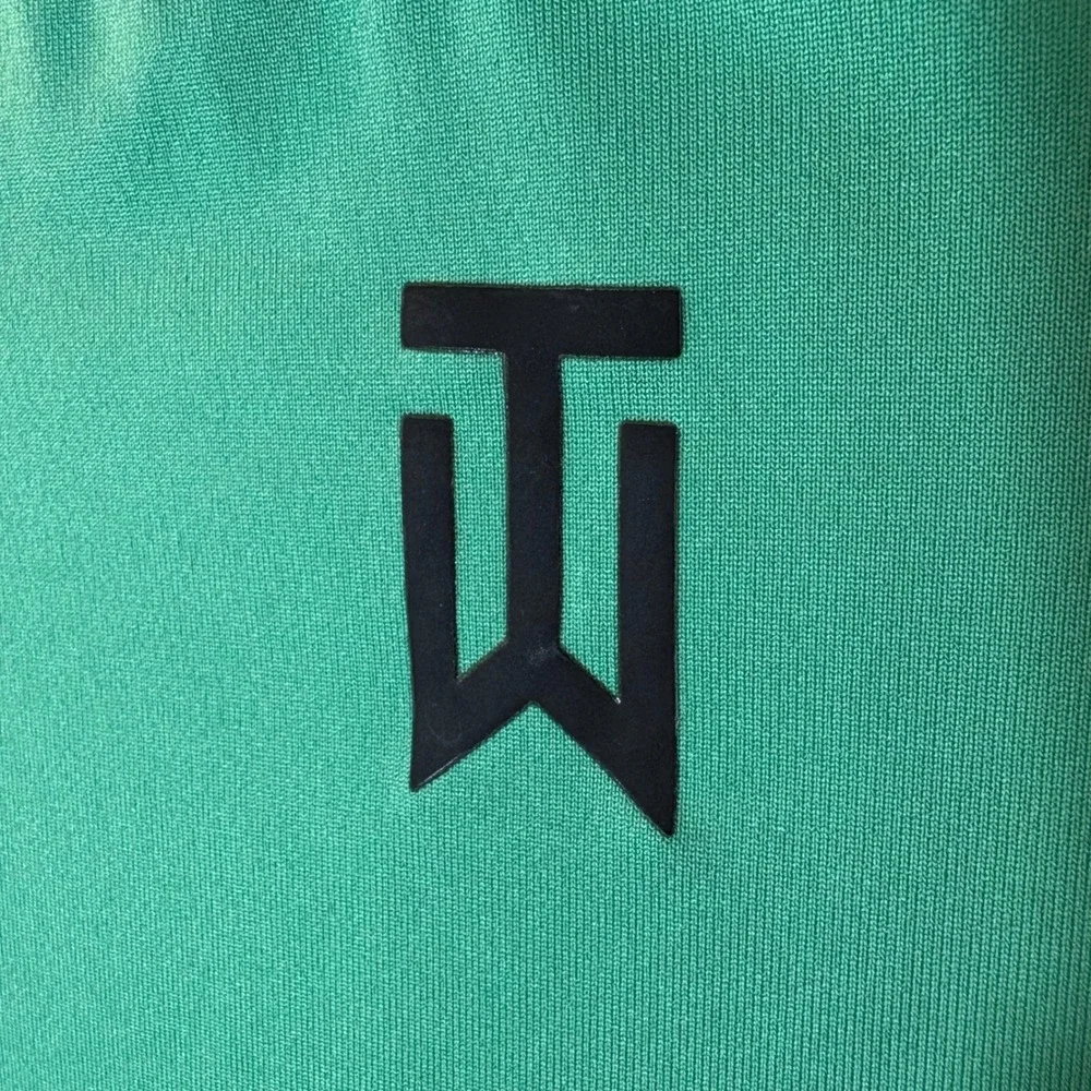 Nike Tiger Woods‎ Collection Dri-FIT Men's Golf Polo Shirt 2XL Green Stripe